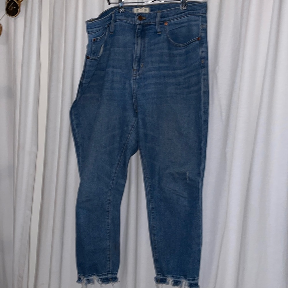 Madewell High-Rise Slim Crop BoyJean size 32